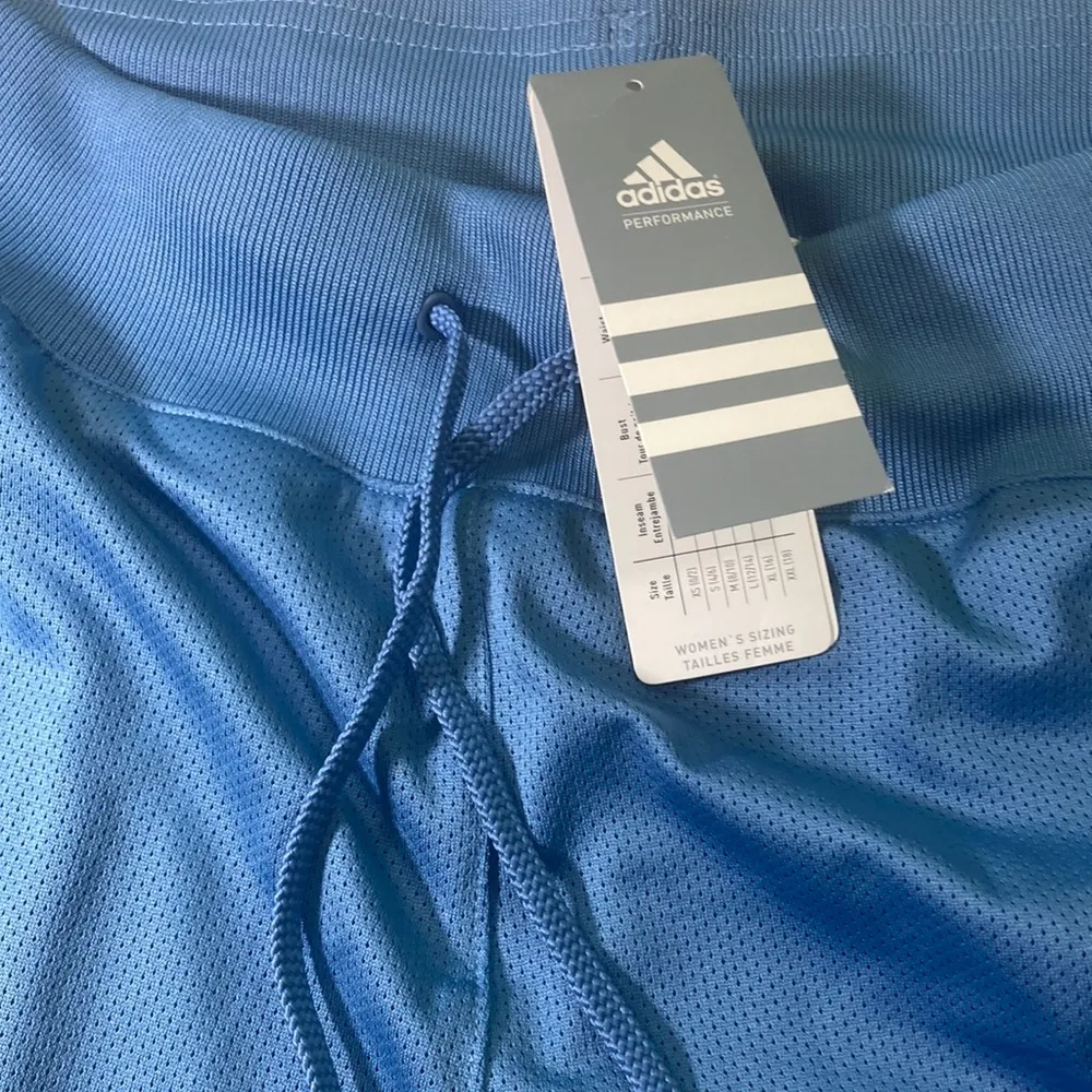 Adidas  Performance Blue Athletic Shorts - Image 3