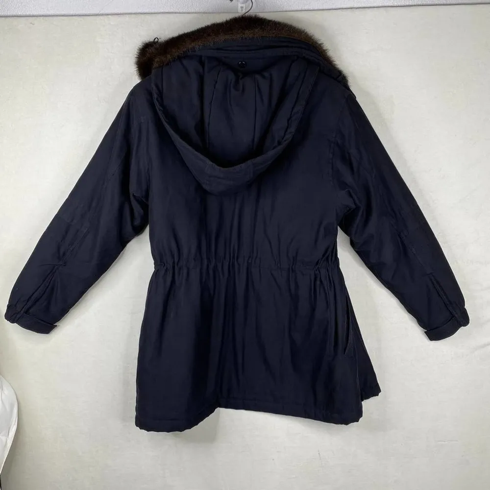 Women's Mackintosh New England Black Heavyweight Hooded Winter Coat - Image 14