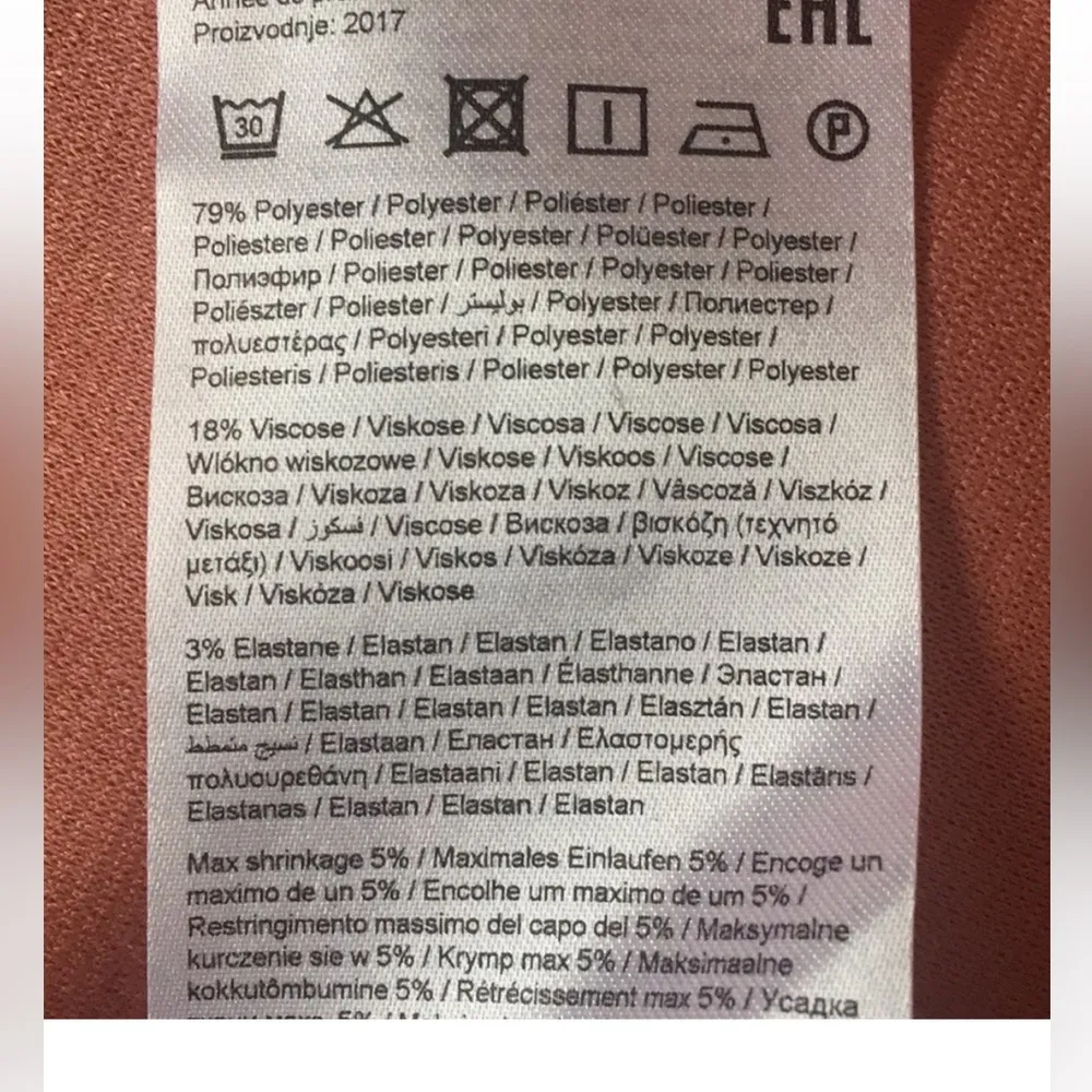 Vila fringe hem coral dress NWT Orange Size M - Image 5