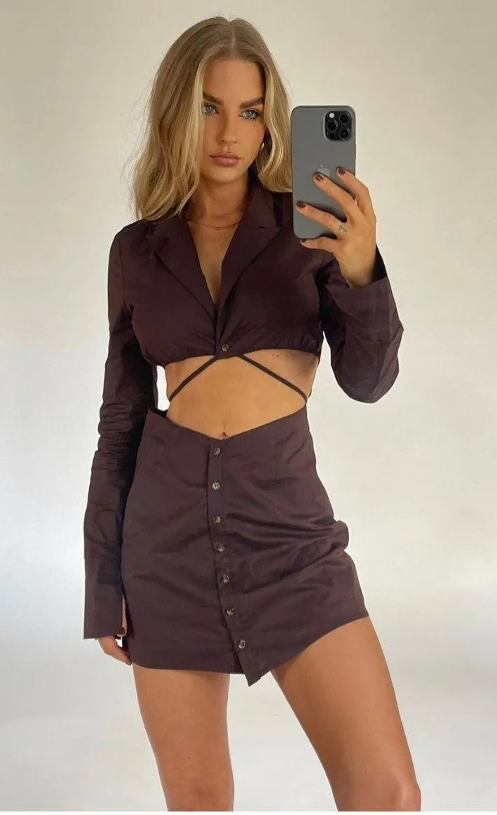 Tigermist Brown Dress  - Image 7