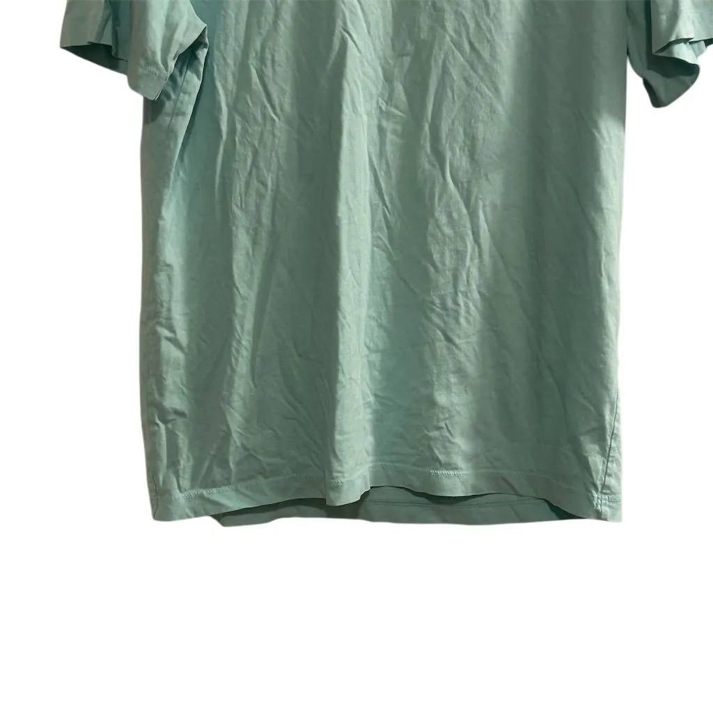 Vineyard Vines Women's Small Blue T-Shirt Casual Whale Logo Lacrosse flaw - Image 2