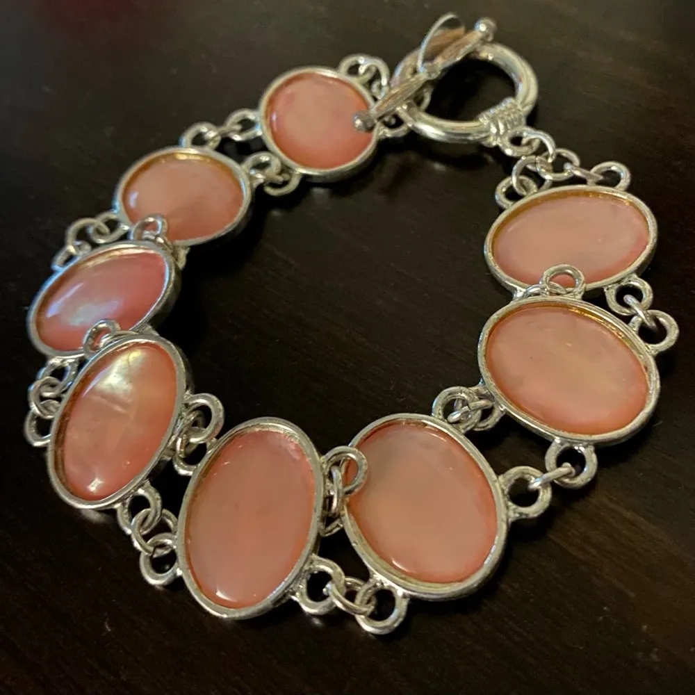 Worthington Opalescent Pink Link Bracelet - Image 2