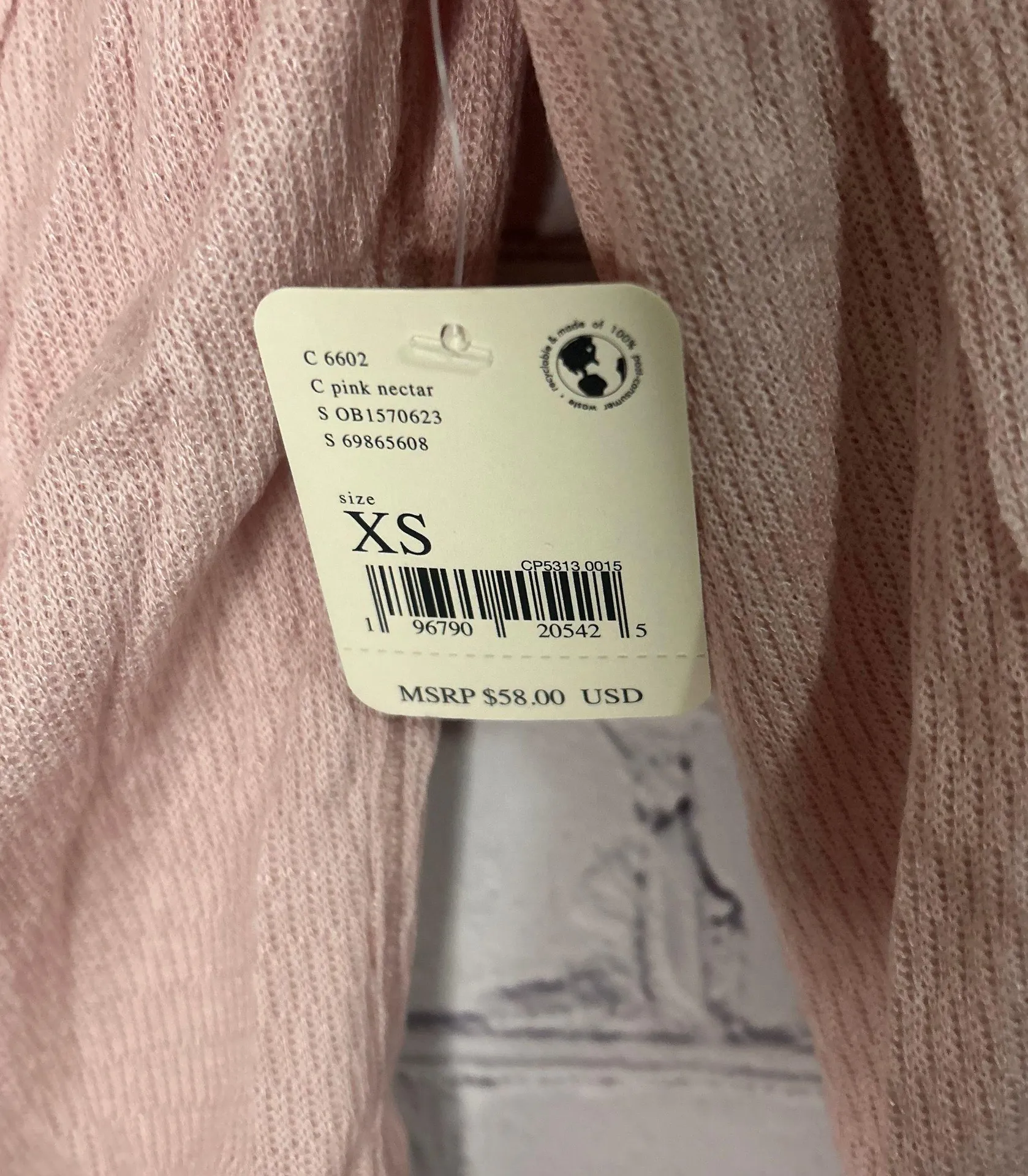 NWT  Sloane Bodysuit Pink Nectar Size XS - Image 10