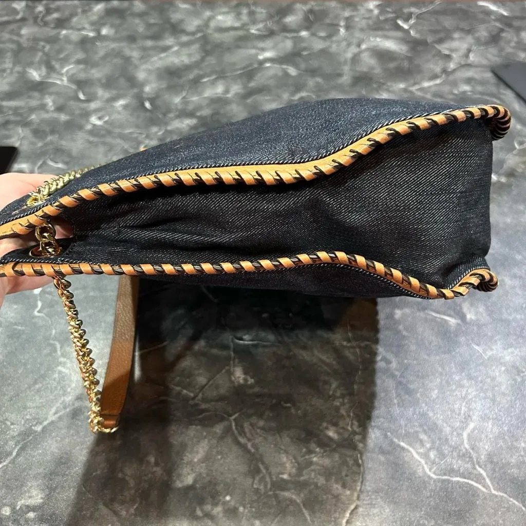 Michael Kors Chelsea Denim Shoulder Bag - Image 4