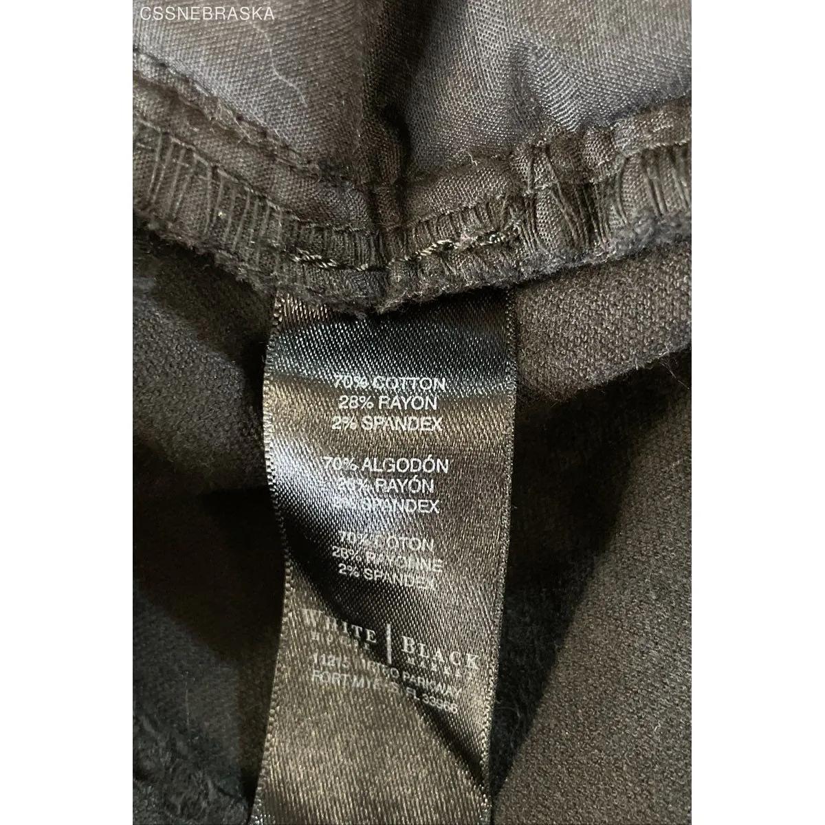 White‎ House Black Market Black Women's Slim Leg Pants - Size 2R - Image 6