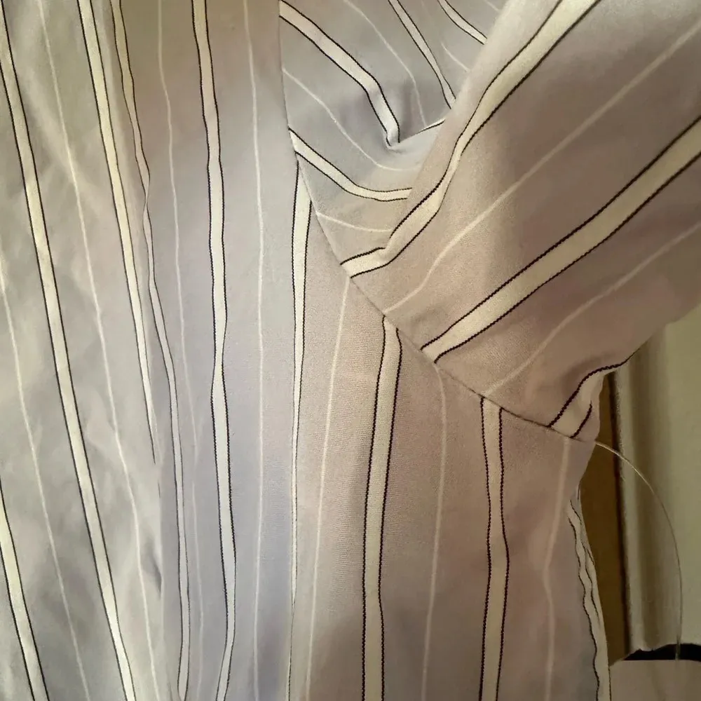 Michael Kors striped button down button up blouse - Image 4