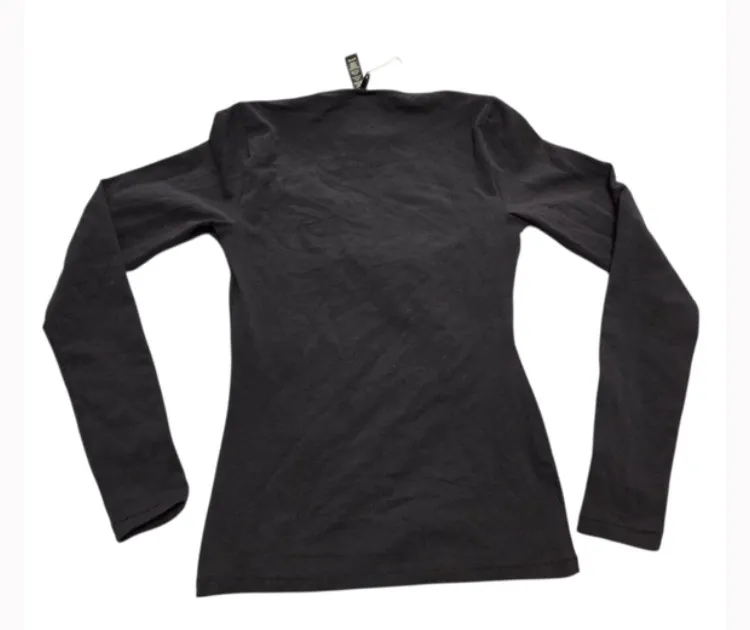 SKIMS Scoop Neck Long Sleeve T-Shirt S - Image 4