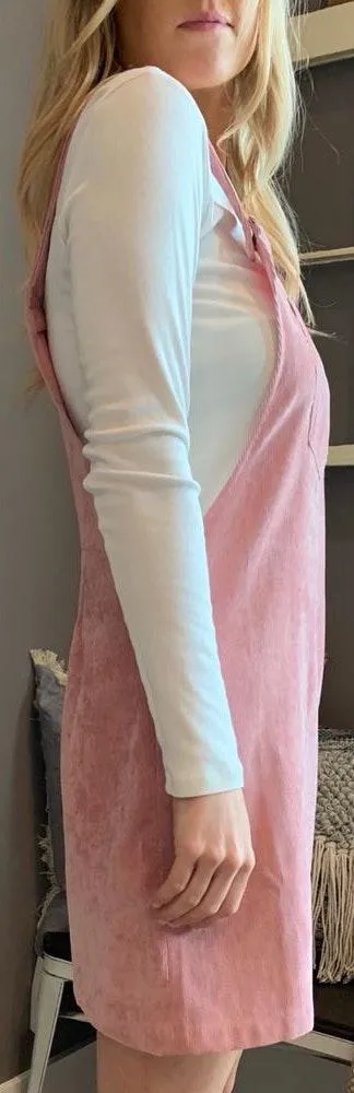 Light Pink Overall Dress - Image 2