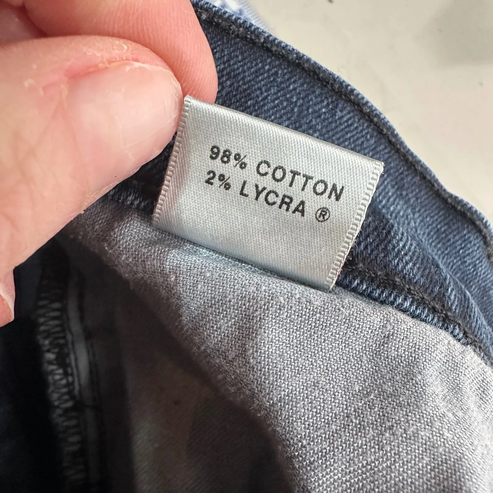 J Brand Maria High Rise Cugarette Slim Jeans Dark Wash Women's Size 26 Tall - Image 4