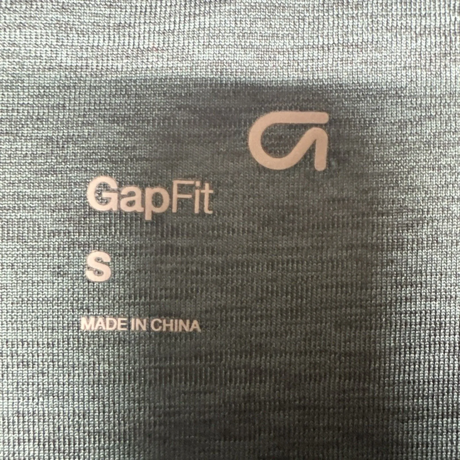 GapFit Women’s Small Green Half Zip Long Sleeve Athletic Pullover Top - Image 7