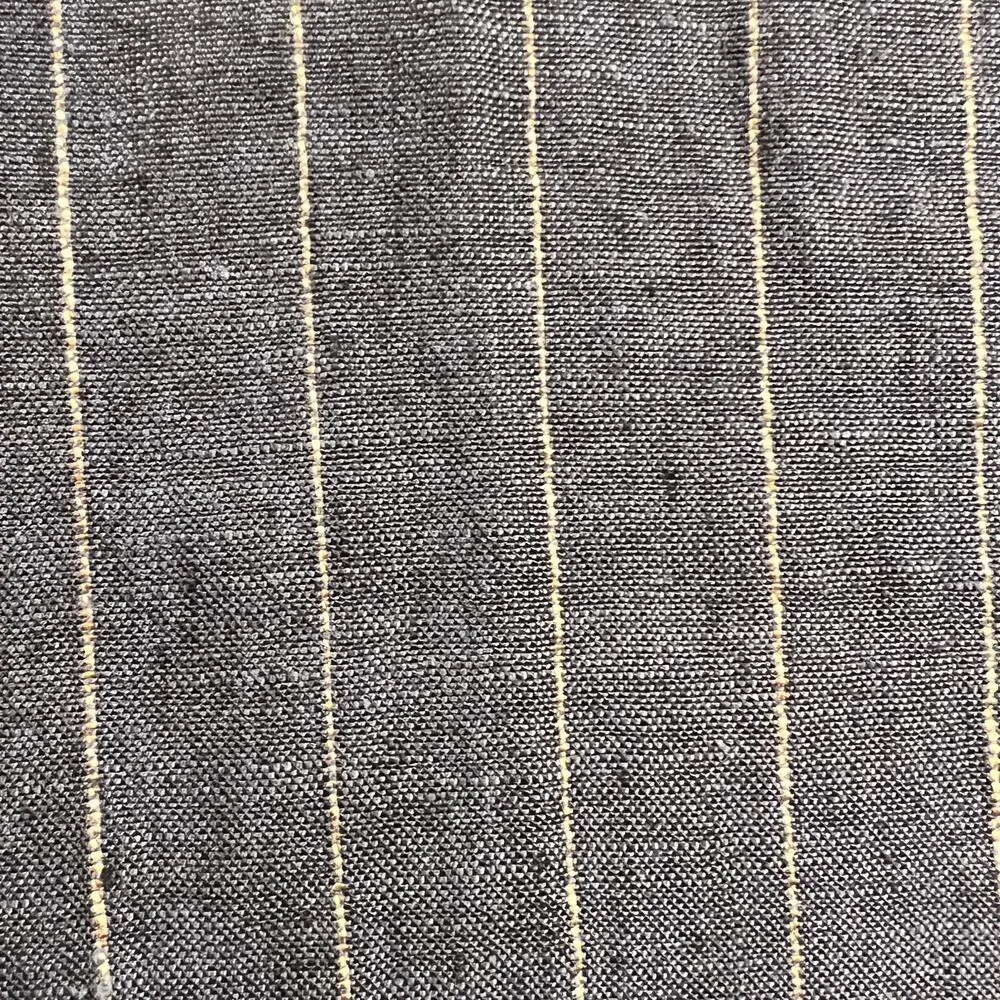 Catherine Malandrino 100% Linen Pinstripe High Rise Wide Leg Pants Blue Size 12 - Image 7