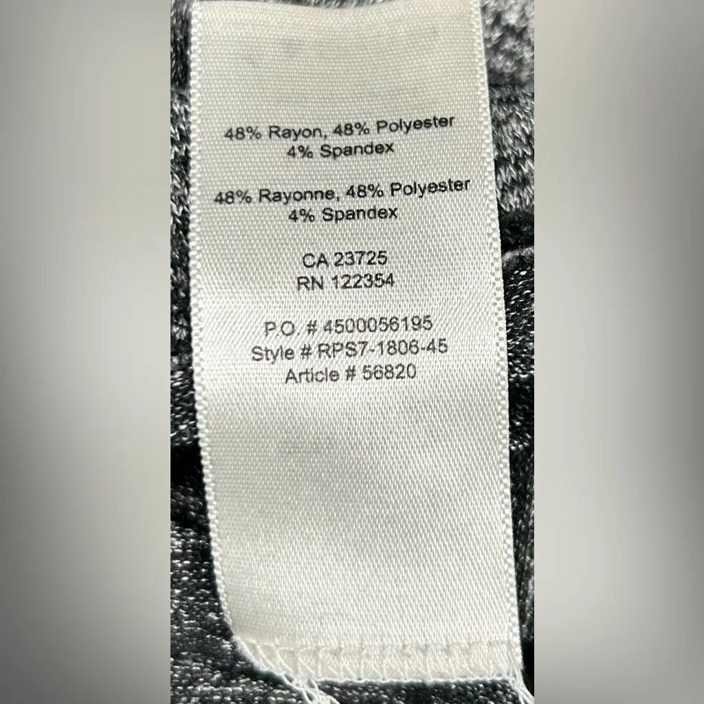 Aritzia Wilfred Free Size S Oversized Devinette Grey Marled Knit Top - Image 4