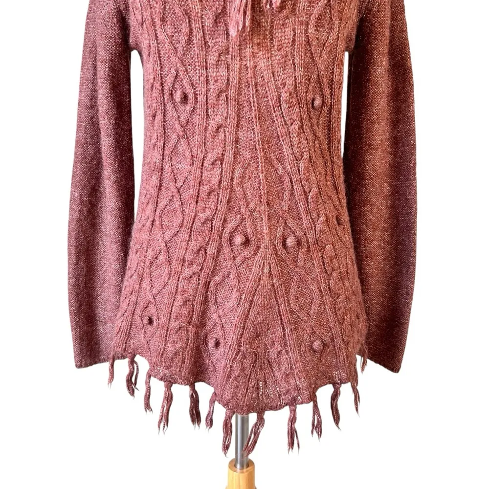 prAna  Shelby poncho fringed sweater - Image 3