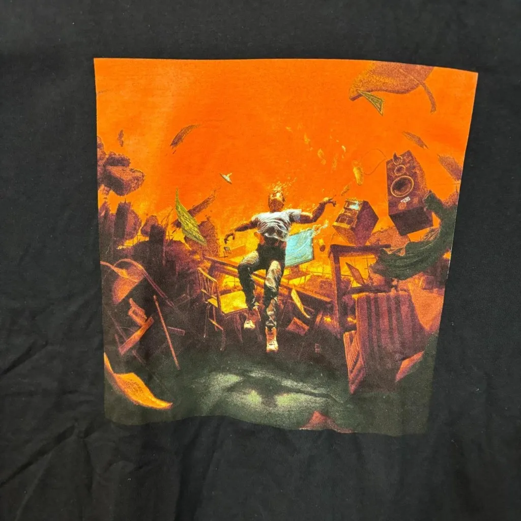Logic No Pressure Album Cover Art Ascending Hip Hop Tee XL  - Image 2