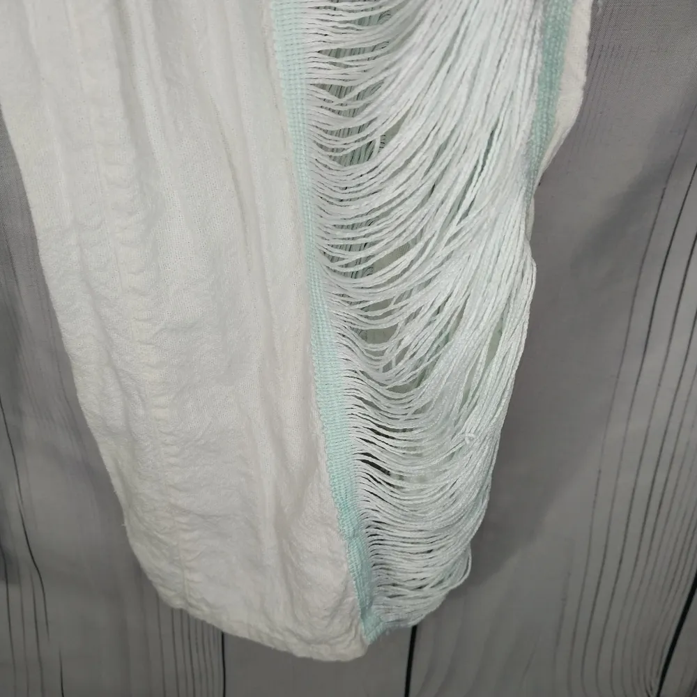 Bless White Fringe Hollowout Streetwear Beach Pants Size undefined - Image 6