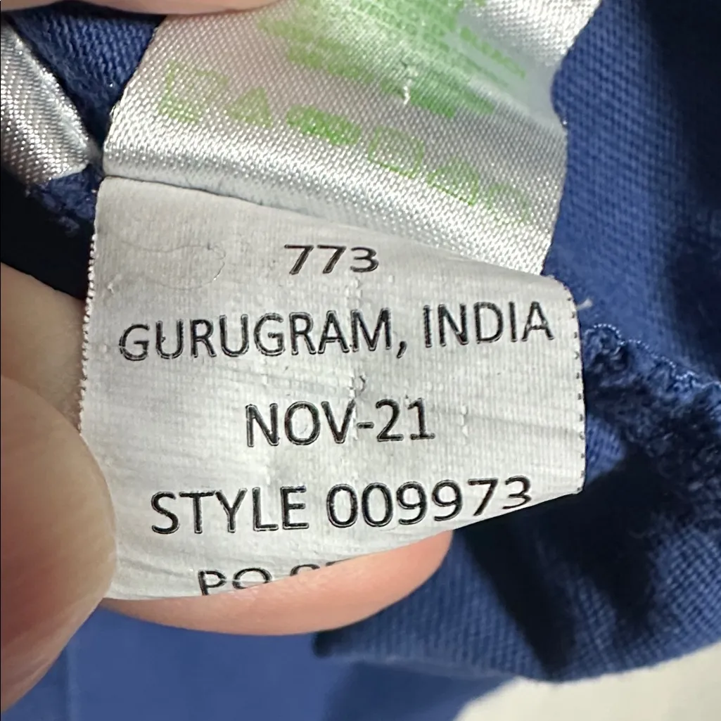 Lilly Pulitzer Kacia Knit Tunic Top Blue Embroidered Resortwear Vacation Size XL - Image 10