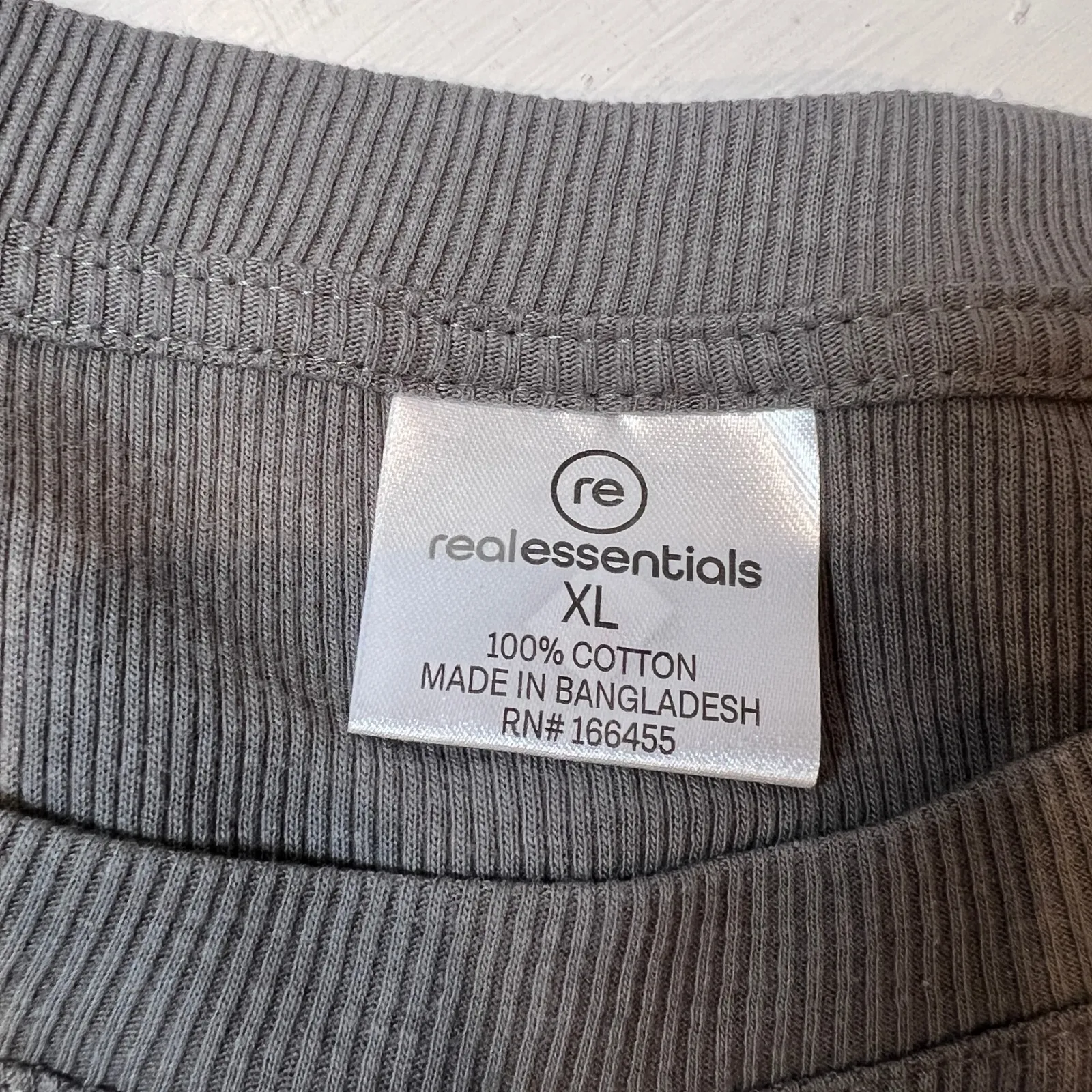 New Collection Women's XL Black Denim Vest and Gray Crop Top Bundle Grunge - Image 9