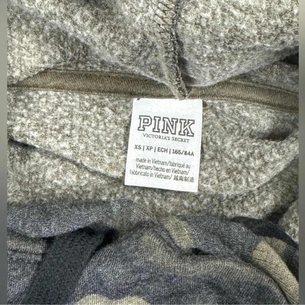 PiNK Victoria’s Secret Camo Army Hoodie Sweatshirt XS - Image 10