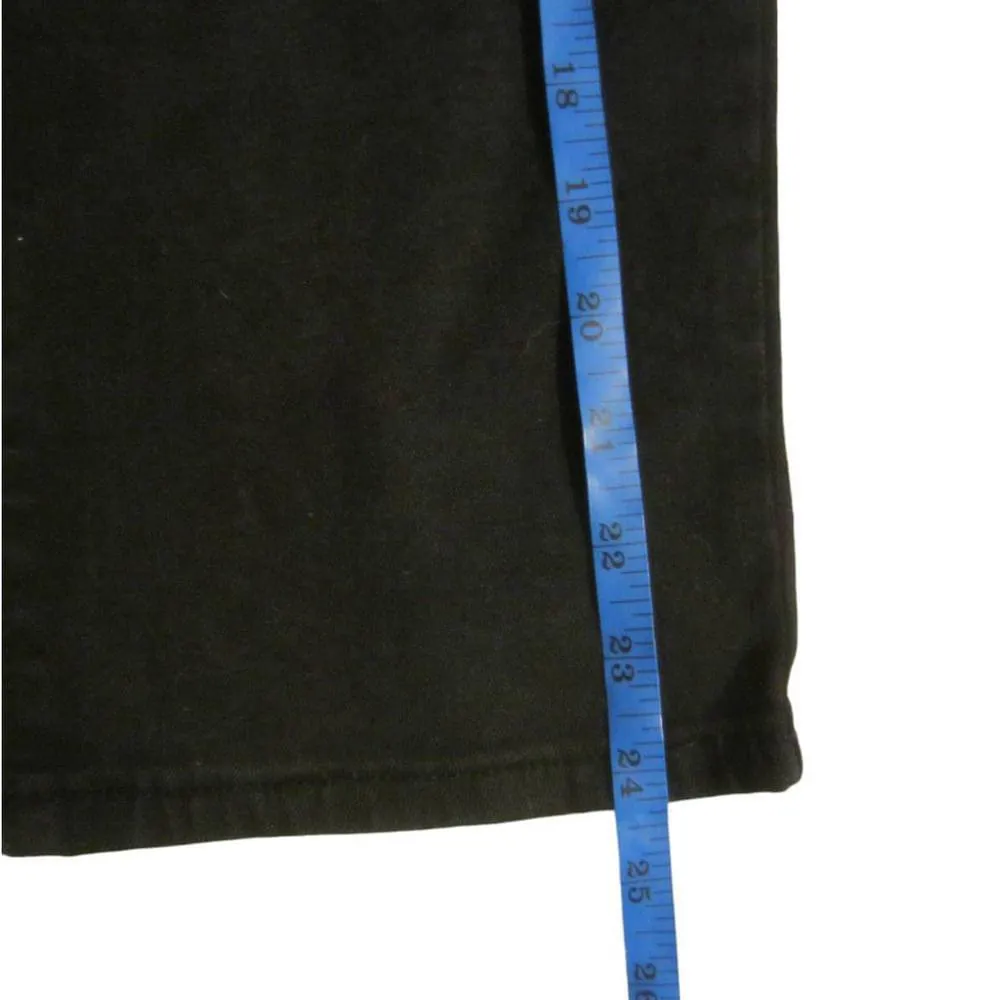 Sexy Couture Black Rhinestone Women's Capri Denim Jeans Size 13 - Image 6