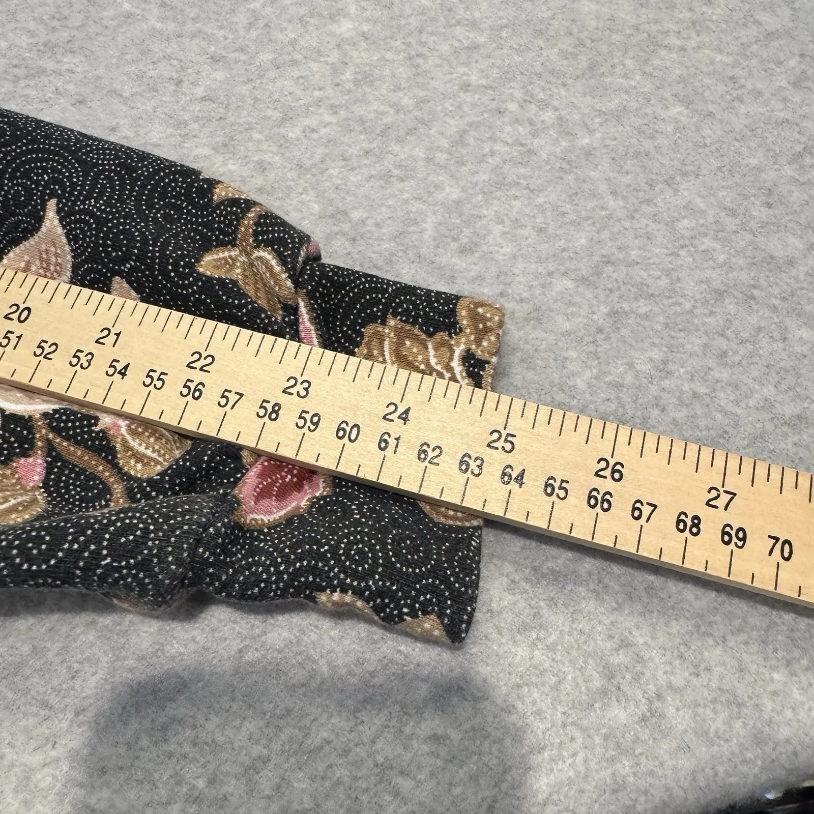 Maison d' Amelie Sweater Womens Medium Black Floral Romantic Cottagecore - Image 14