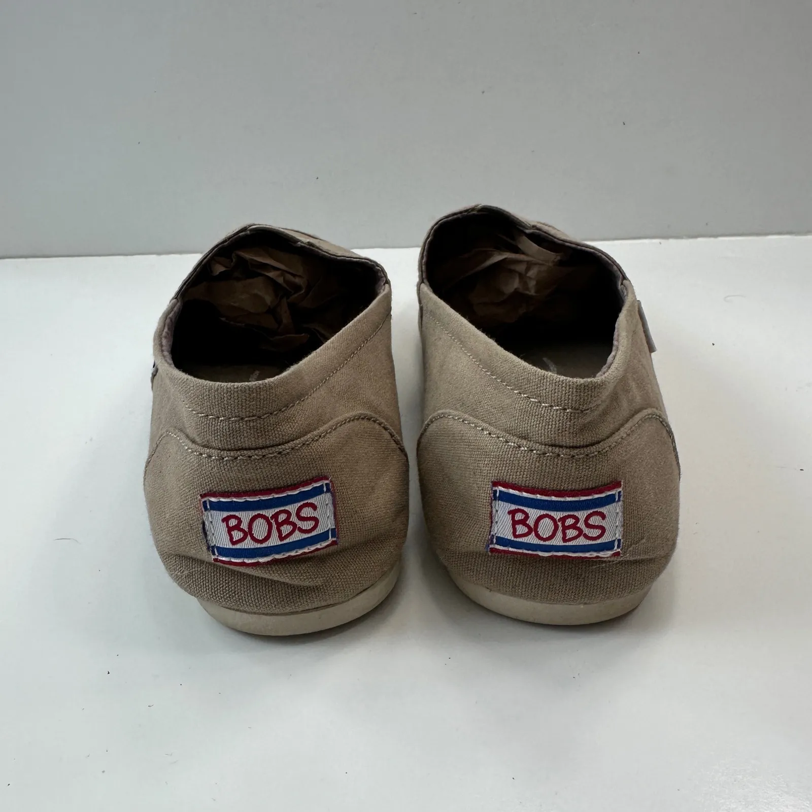 BOBS Skechers Memory Foam‎ Slip On Casual Comfort Shoes Green Women's Size 9 - Image 5