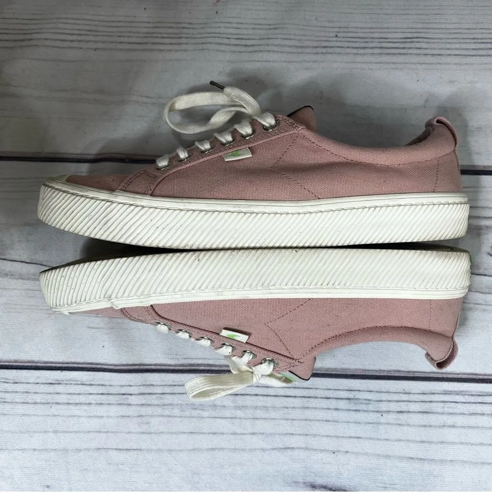 Cariuma OCA Low Rose Canvas Sneakers Shoes Unisex Sz Womens 10.5, Mens 9 - Image 7