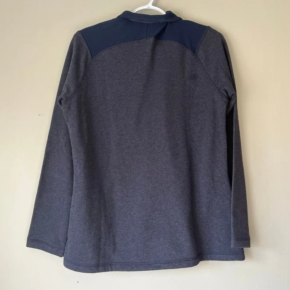 NWT! Women's Adidas 1/4 Zip Collegiate Navy Pullover Size Large - Image 2