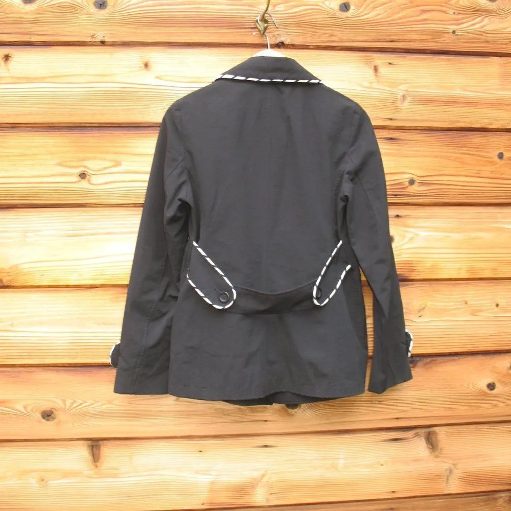 Maje Double Breasted Trench Jacket - Image 5