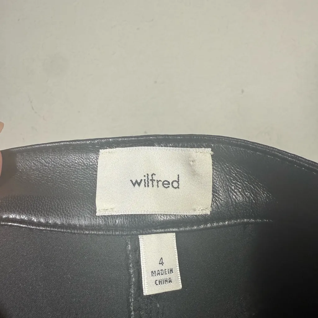 NWT Wilfred Melina Super High Rise Straight Leg Jeans Size 4 - Image 6