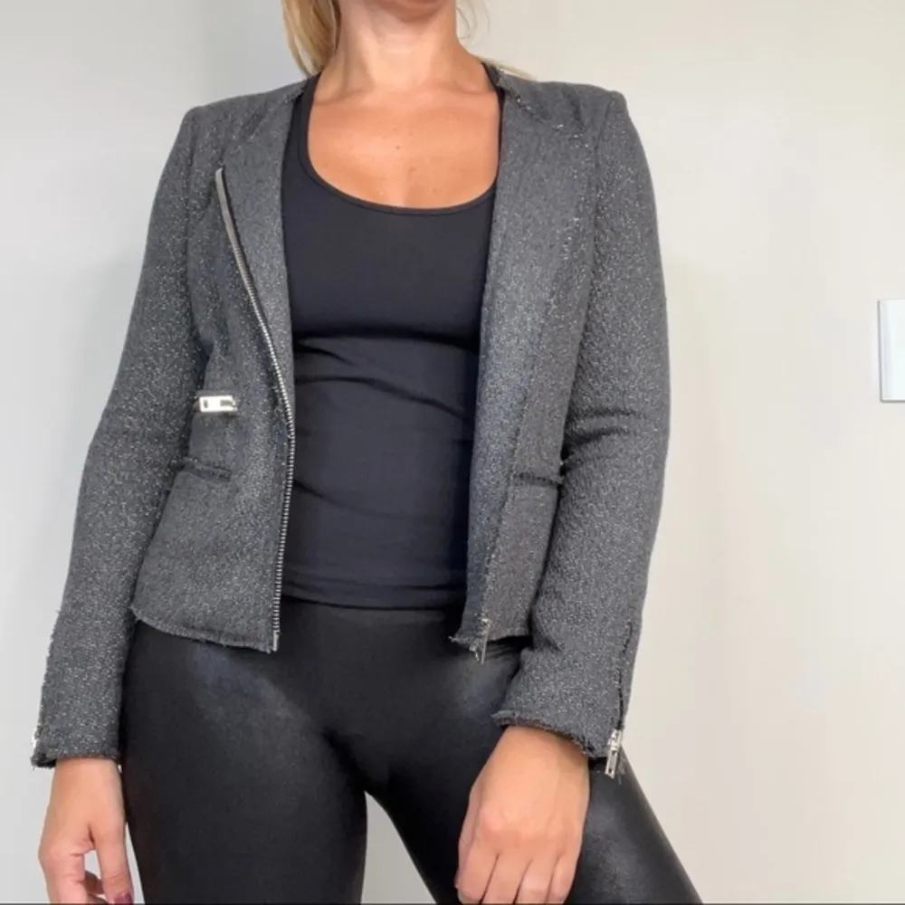 Iro Julienne Gray Raw hem Jacket - Image 79