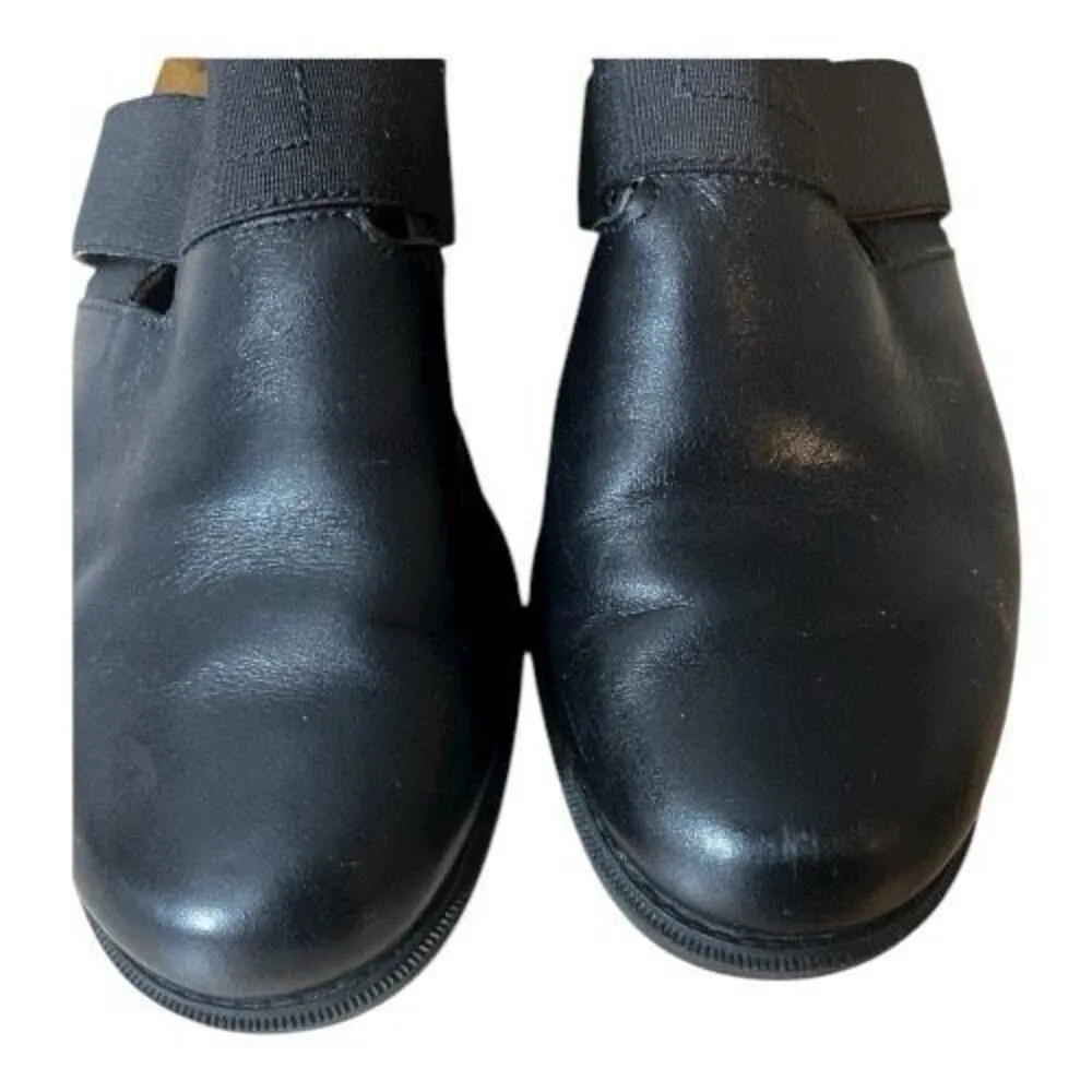 Naot Women Brown Leather Mule Size 7.5 (38 EU Slingback Block Heel Wedge Slip On - Image 4