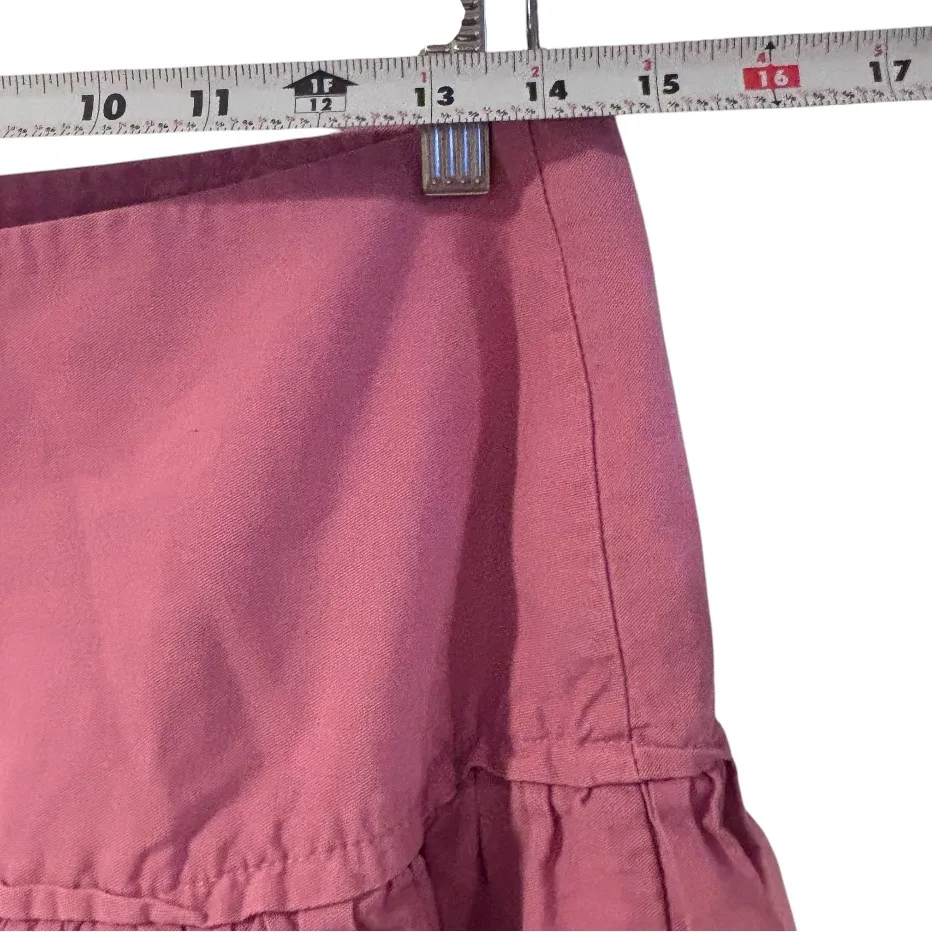 United Colors of Benetton Pink Eyelet short Skirt Size Medium - Image 10