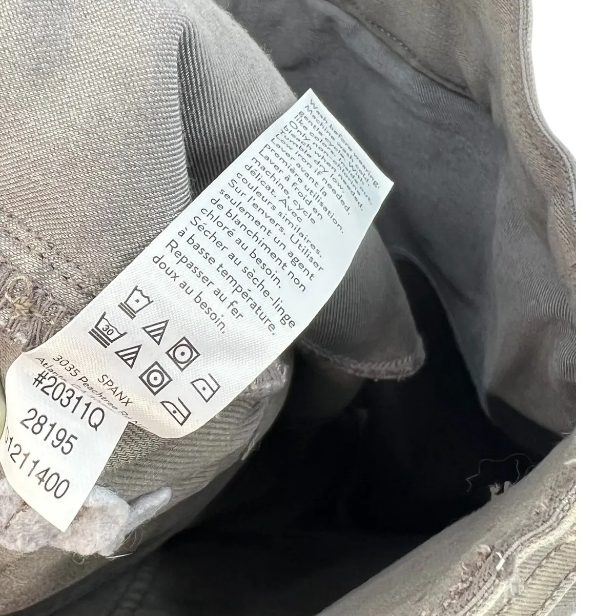 Spanx Stretch Twill‎ Ankle Cargo Pants Desert Dune Brown Tan Size Small Petite - Image 15