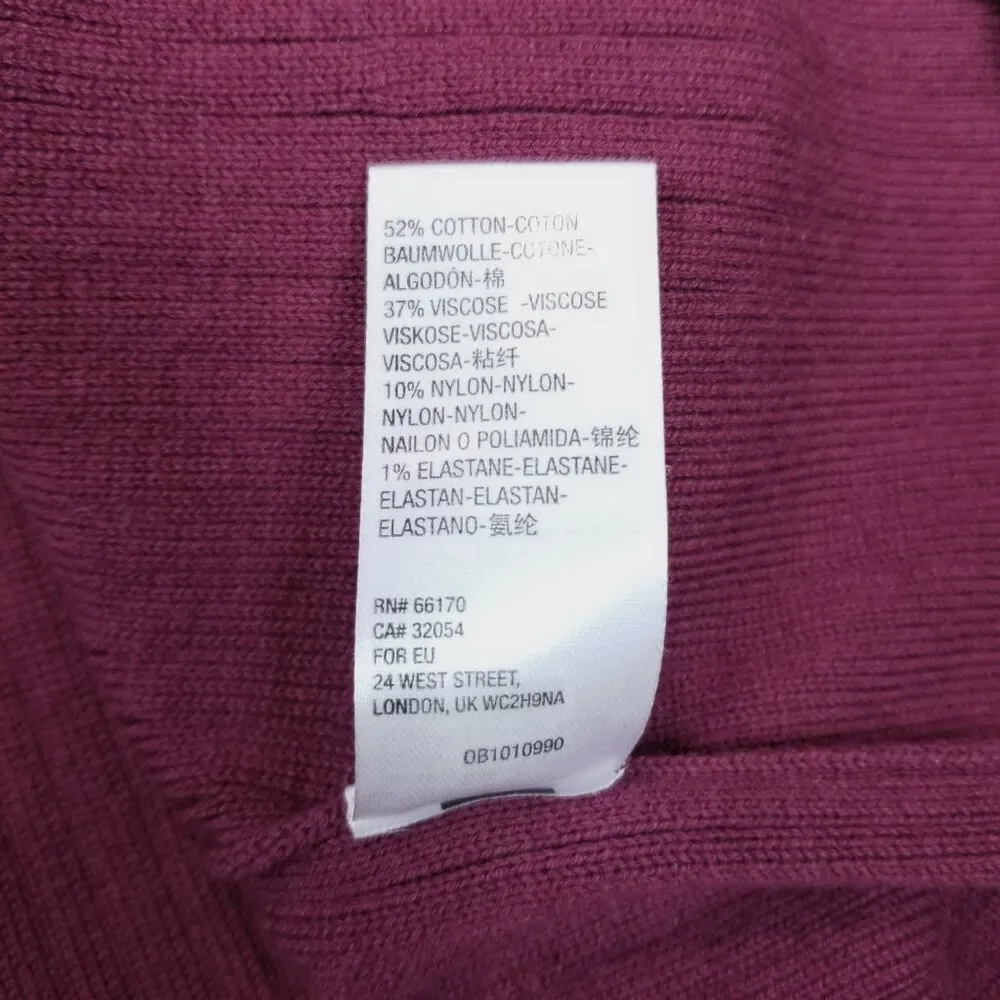 Free People Shine Bright Knit Maxi Skirt Burgundy Purple Sz Small - Image 5