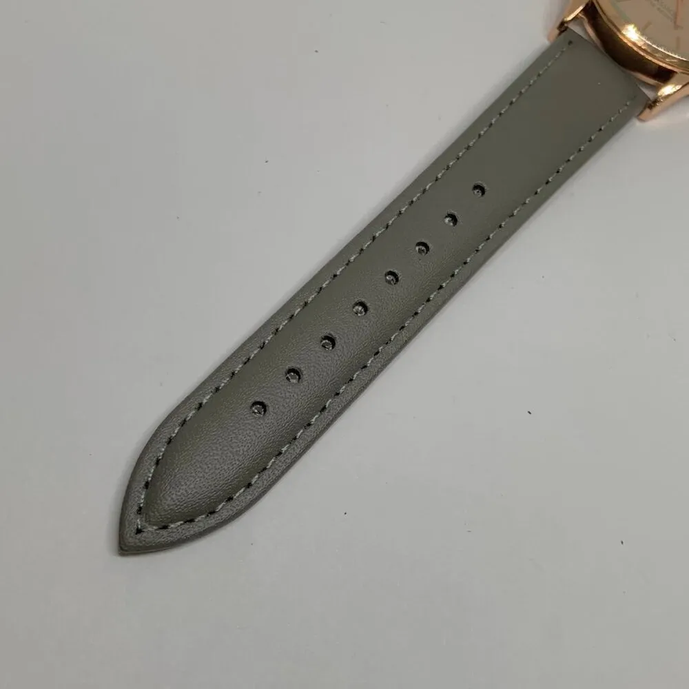 MONROE classic ladies rose gold wristwatch tone dial 36mm Quartz analog running - Image 4