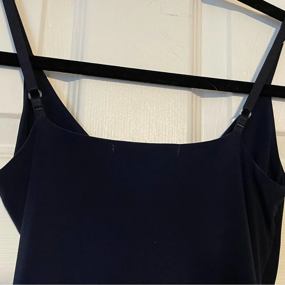 Missguided Navy Draped Front Dress - Size 6 - Image 16