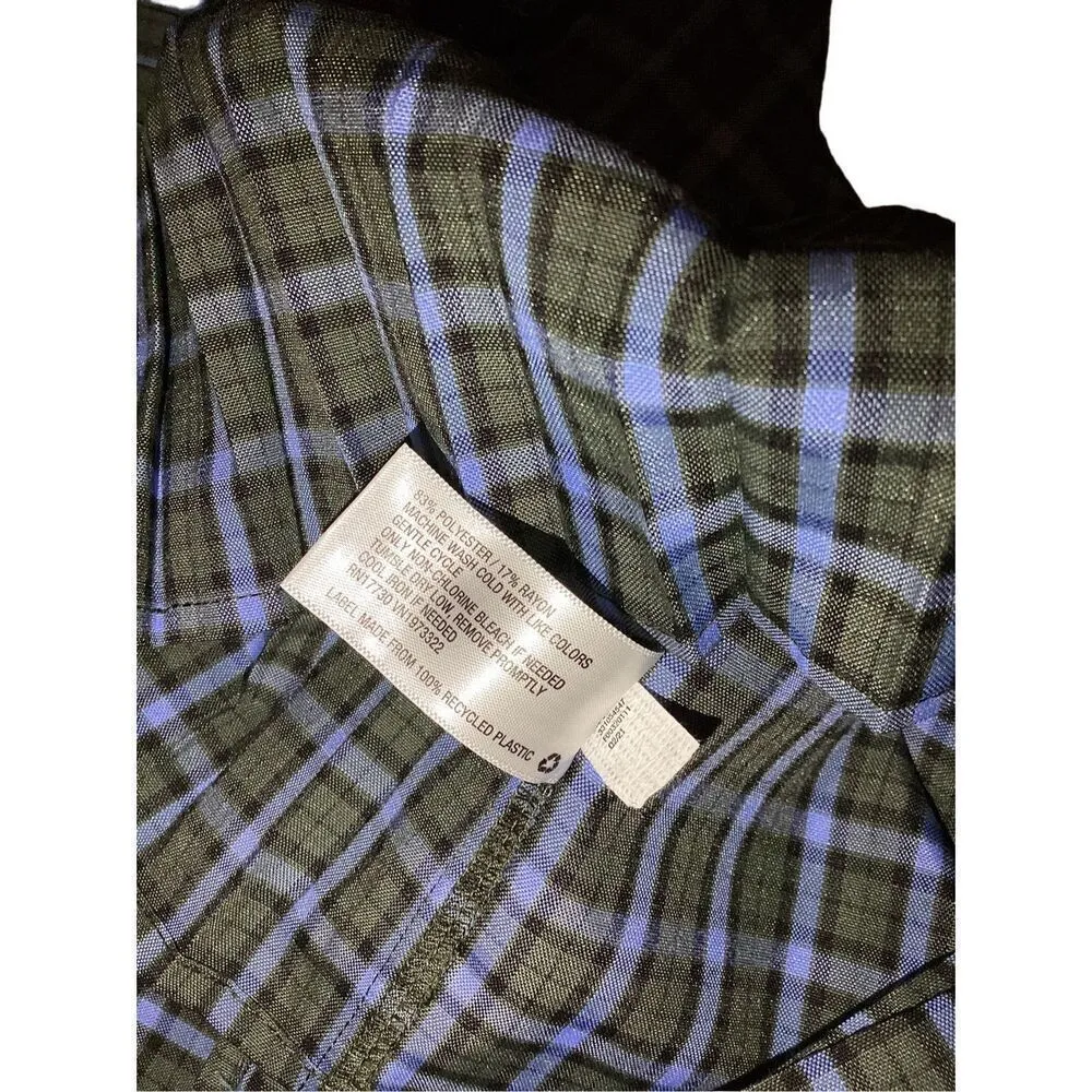 Wild Fable Plaid Pleated Skirt School Summer Spring Coastal Beach Buckle - Image 4