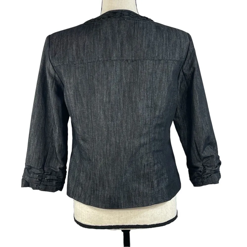 Dressbarn Small Jacket Blazer Open - Image 6