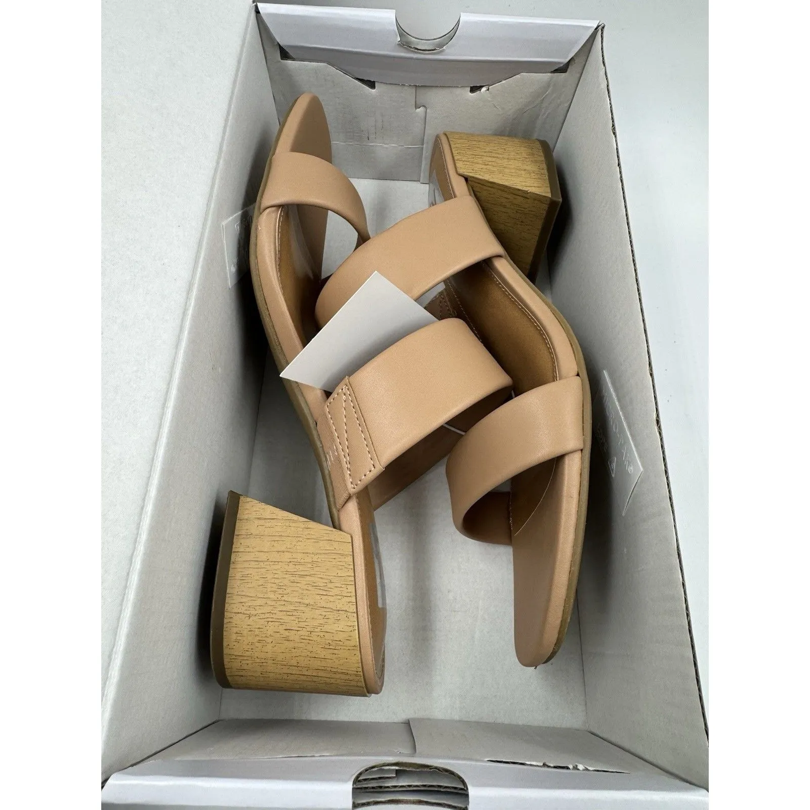 dv By Dolce Vita Women's Sharona Dual Strap Heeled Sandal Cafe/Tan 8.5 New - Image 12