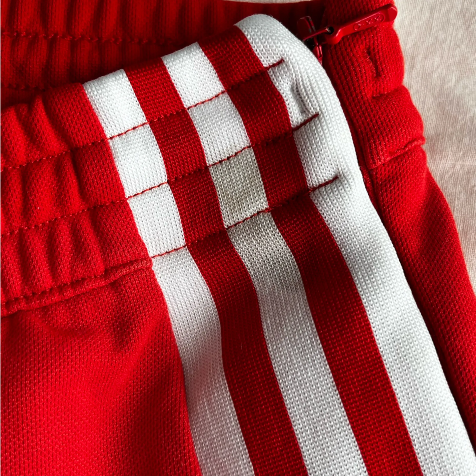 Adidas • Red Track Pants• Sz M - Image 10