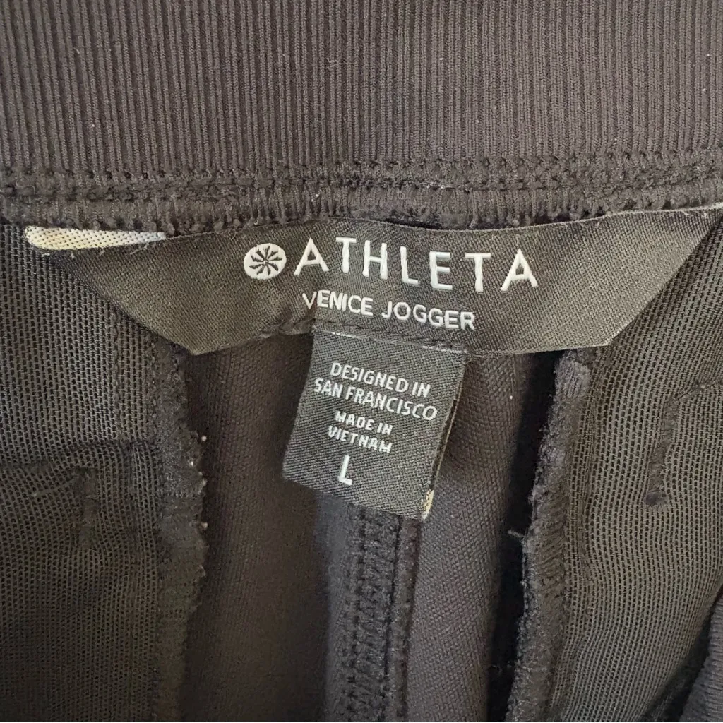 Athleta Venice‎ Joggers Black Size Large - Image 7