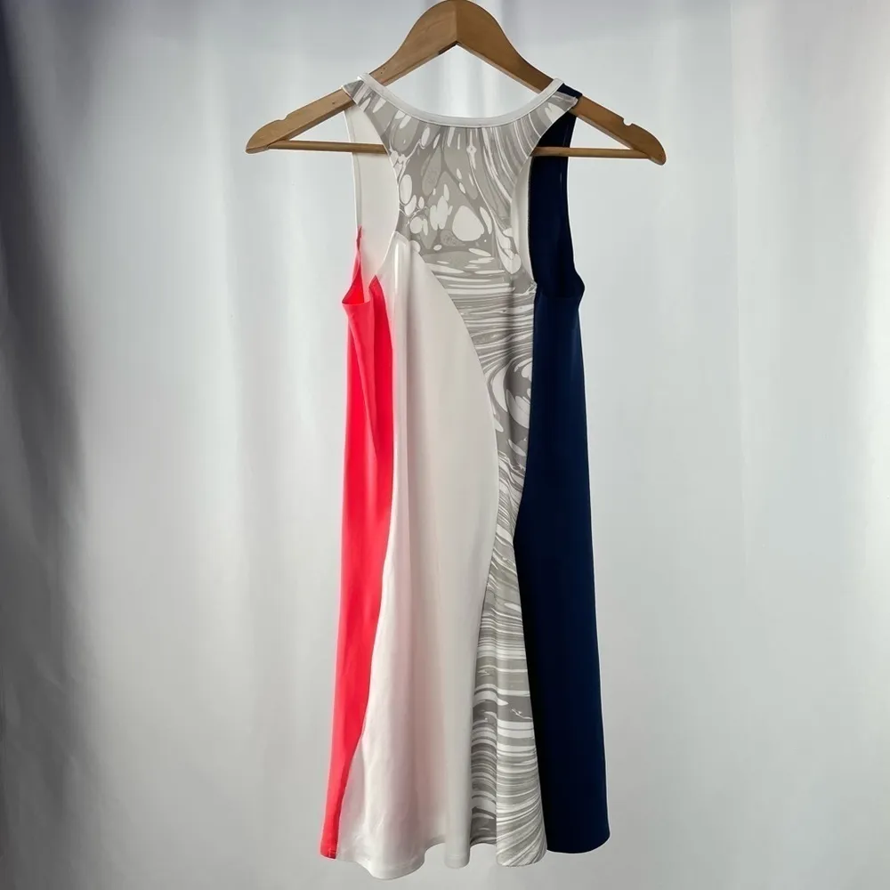 Adidas by Stella McCartney Barricade Racerback Tennis‎ Dress in Multi Size XS White - Image 6