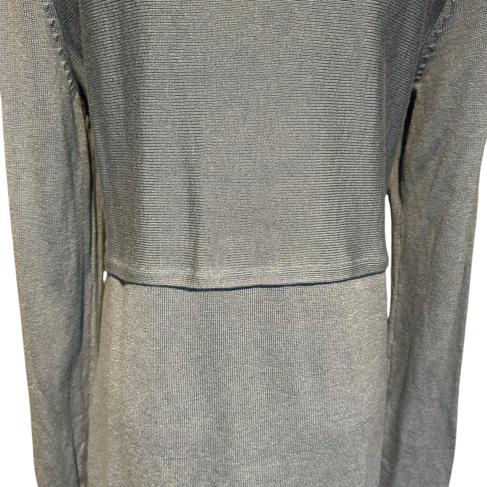 J. Jill Knit Top Tunic Blue Long Sleeve SZ SM Boho Cottage Core Office Siren - Image 5