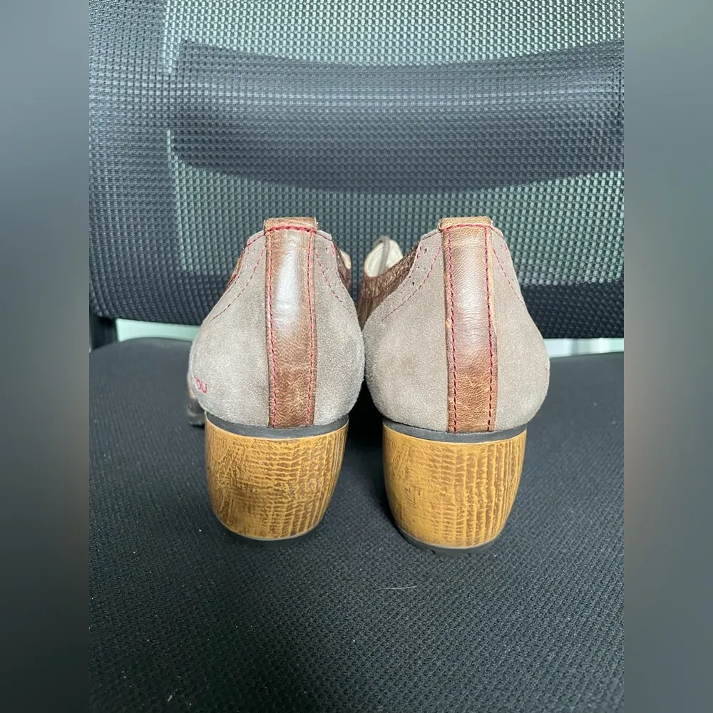 Jambu Women San fran Ankle Distressed Leather Boots shoes sz 9M - Image 4