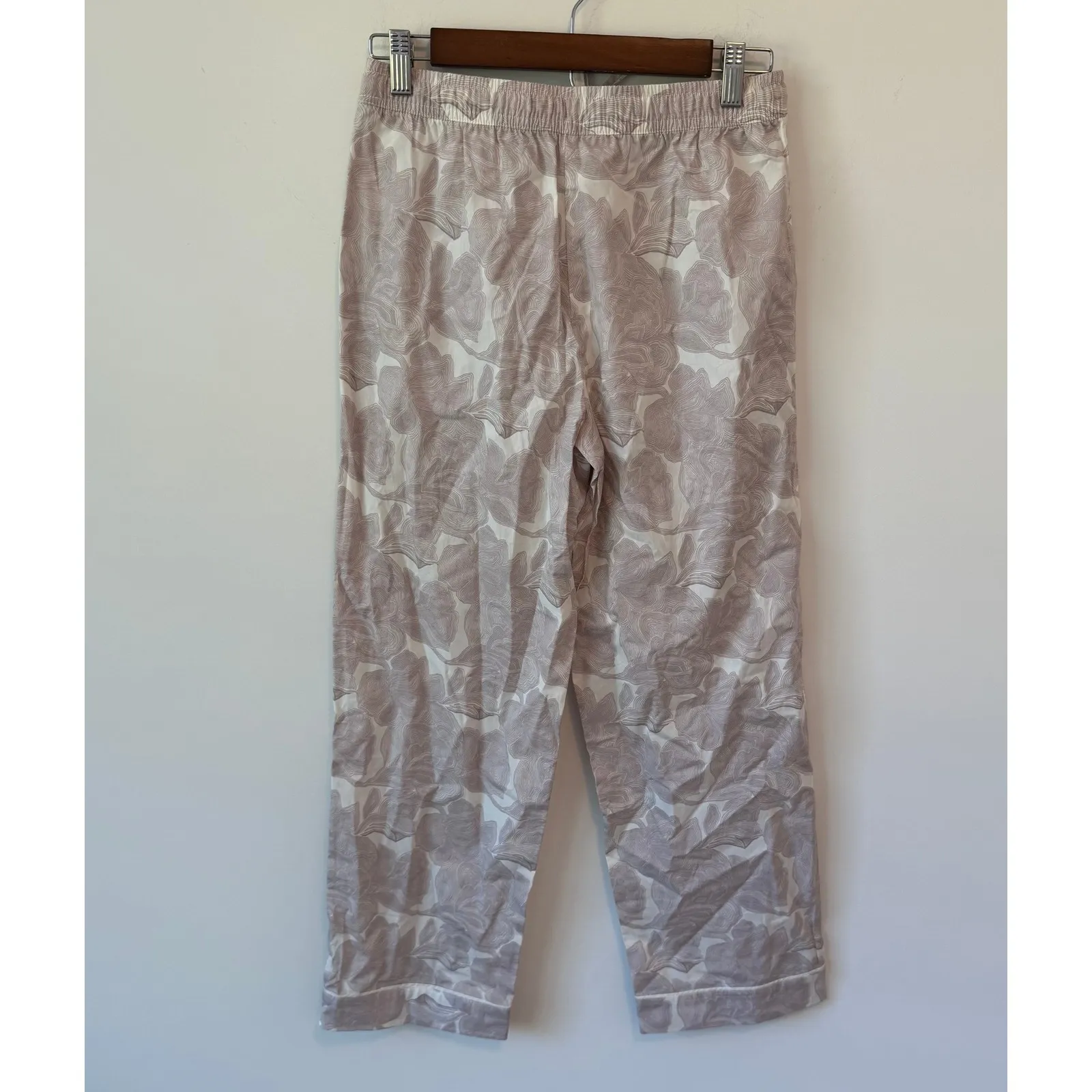 Haven Well Within Organic Cotton‎ Gauze Fern Print Pajama Pants Size XS NWT Tan - Image 5