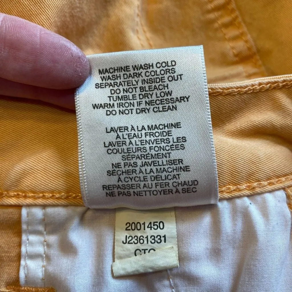 Jag Jeans Shorts 10 Orange Relaxed Fit‎ Pockets Stretch Mid Rise 6" Inseam - Image 11