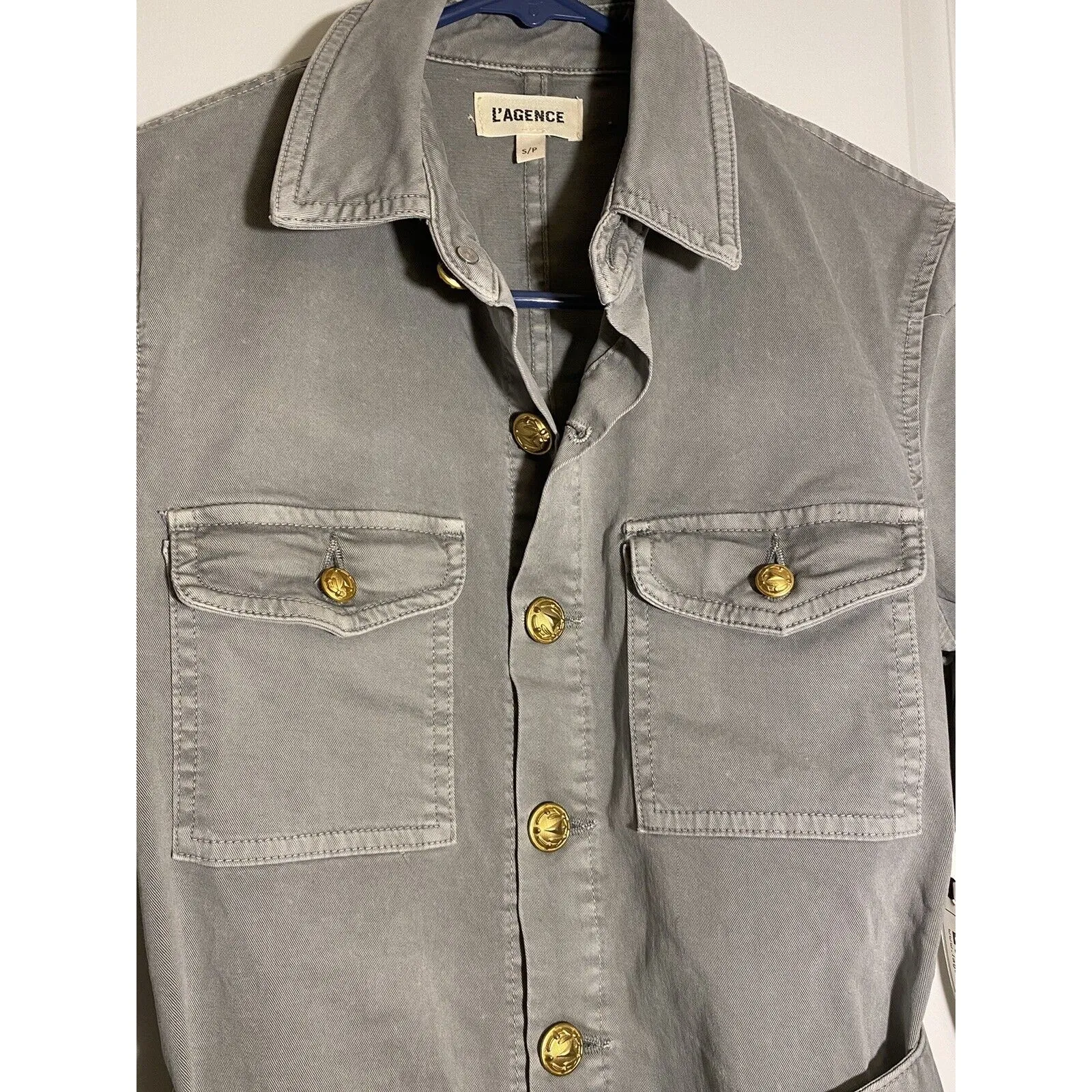 NWT L'AGENCE Samantha Safari‎ Button Belted Jacket Size S - Image 2