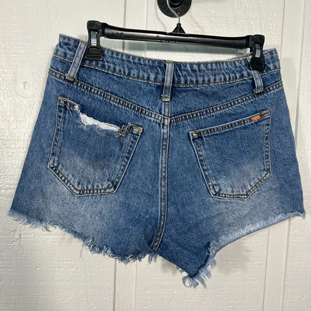 Special A Los Angeles Distressed Jean Shorts Size Medium EUC - Image 5