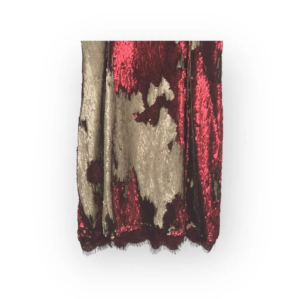 Free People ❤︎︎ Seeing Double Eyelash Lace Sequin Slip Dress ❤︎︎ Red Latte ❤︎︎ M - Image 10