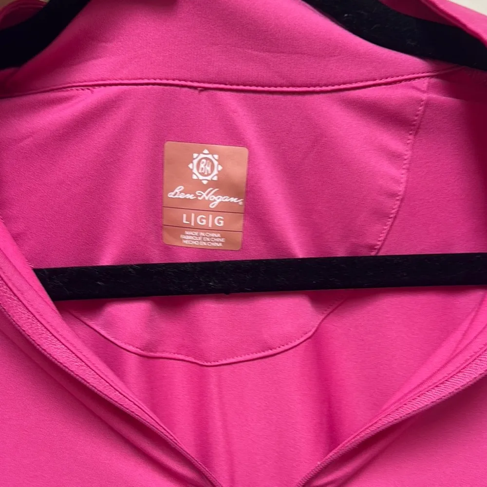 Hogan Pink Long Sleeve 3/4 Zip Size undefined - Image 2